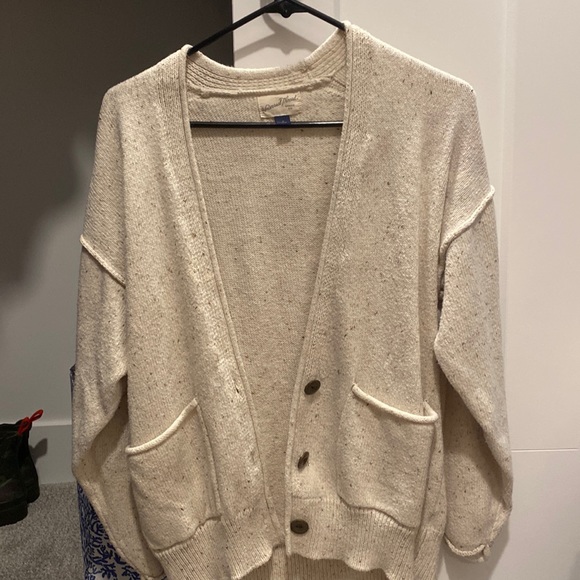 Universal Thread Sweaters Universal Thread Cream Button Up Cardigan
